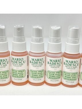 8 Mario Badescu Facial with Aloe, Herb, Rosewater Mist  1oz Bottles NEw 8 pack!